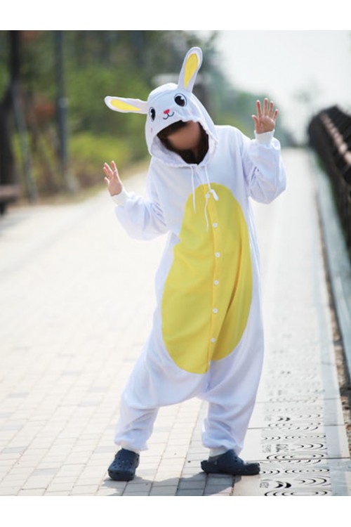 White Rabbit Onesie Animal Costumes