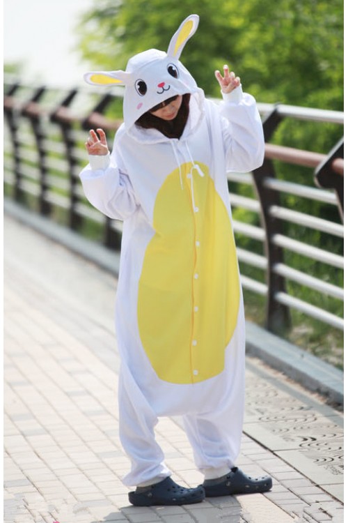 White Rabbit Onesie Animal Costumes