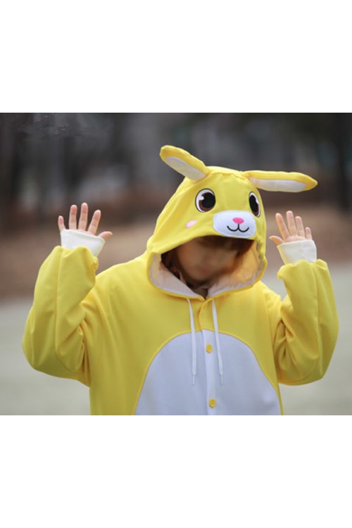 Yellow Rabbit Onesie Animal Costumes