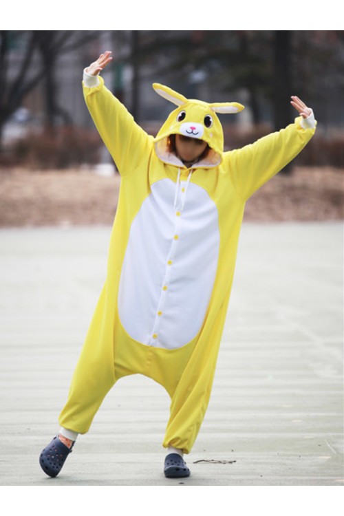 Yellow Rabbit Onesie Animal Costumes