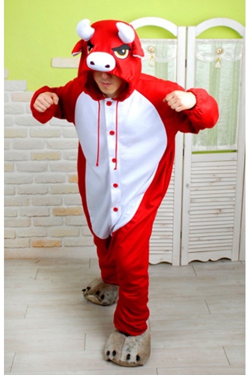 Red Bull Kigurumi Animal Onesie