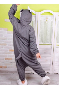 Rhino Kigurumi Animal Onesie