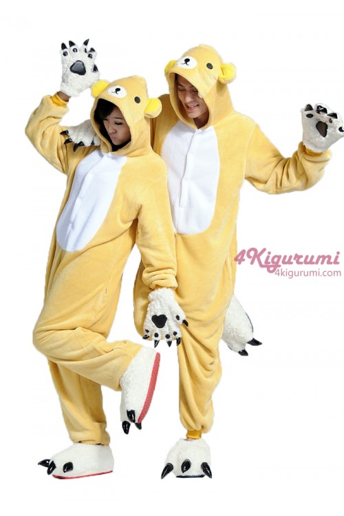 Rilakkuma Bear Onesie Animal Costumes Kigurumi Pajamas