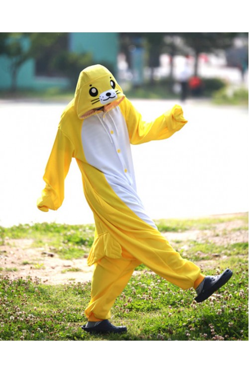 Yellow Seal Onesie Animal Costumes