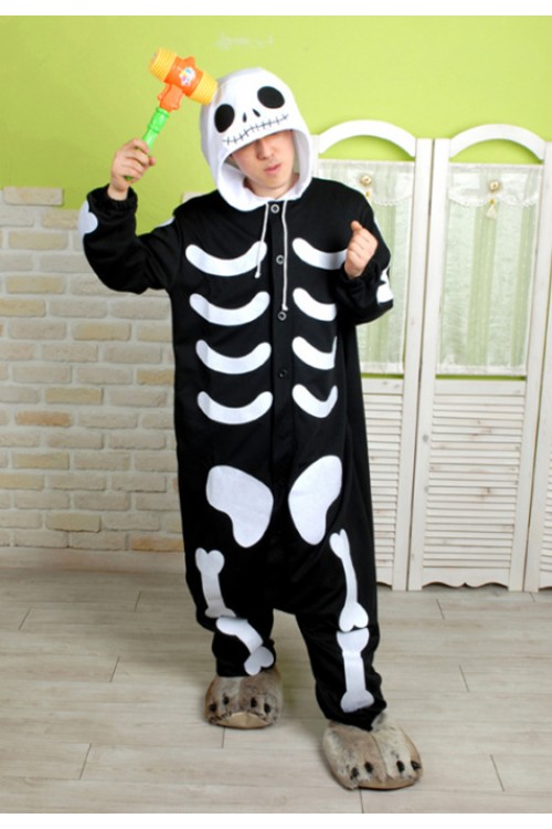 Skeleton Kigurumi Halloween Onesie