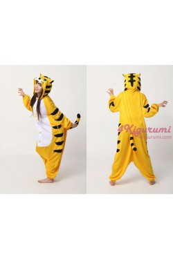 Yellow Tiger Onesie Animal Costumes Kigurumi Pajamas