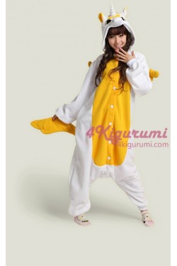 Golden Unicorn Onesie Kigurumi Pajamas