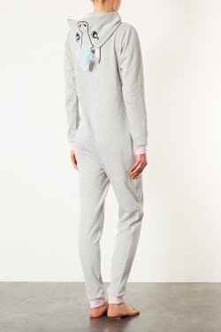 Grey Unicorn Kigurumi Onesie