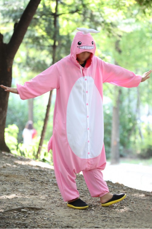 Pink Whale Onesie Halloween Costumes