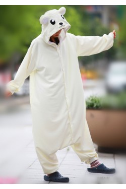 White Bear Onesie Animal Costumes