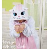 White Cat Onesie Animal Costumes Kigurumi Pajamas