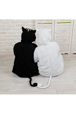 White Cat Onesie Animal Costumes Kigurumi Pajamas