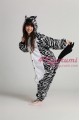 Fleece Zebra Onesie Kigurumi Pajamas