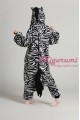 Fleece Zebra Onesie Kigurumi Pajamas