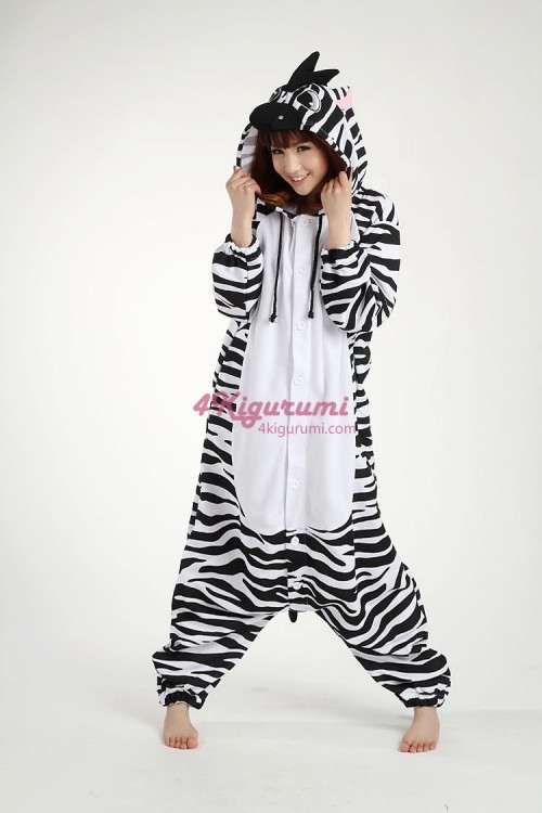 Zebra Onesie Kigurumi Pajamas