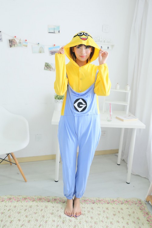 Minions Kigurumi Lovers Cotton Funny Pajamas