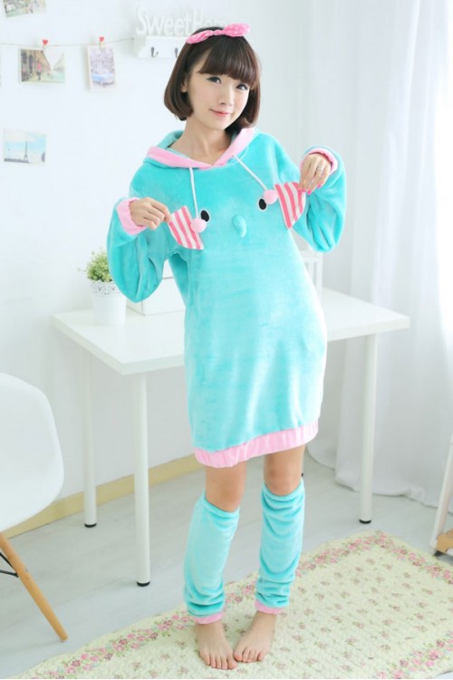 Elephant Kigurumi Cute Night Robe