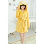 Rilakkuma Bear Kigurumi Bathrobe Animal Robes