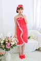 Watermelon Red Bathrobe Women Robes