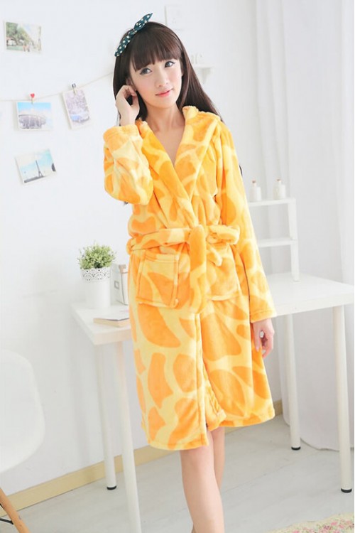 Giraffe Kigurumi Bathrobe Animal Robes