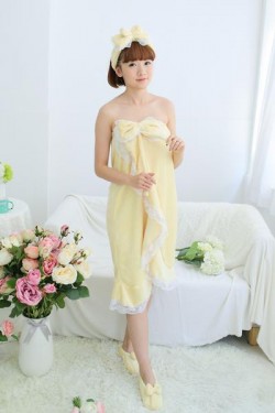 Turmeric Love Bathrobe Women Robes