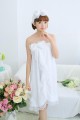 Noble White Bathrobe Women Robes