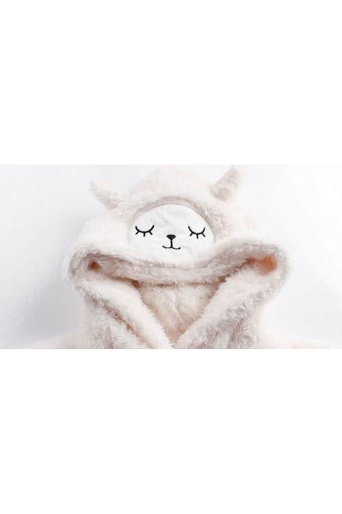 White Sheep Kigurumi Bathrobe Animal Robes