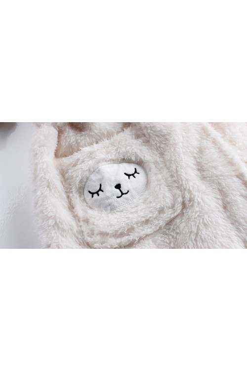 White Sheep Kigurumi Bathrobe Animal Robes