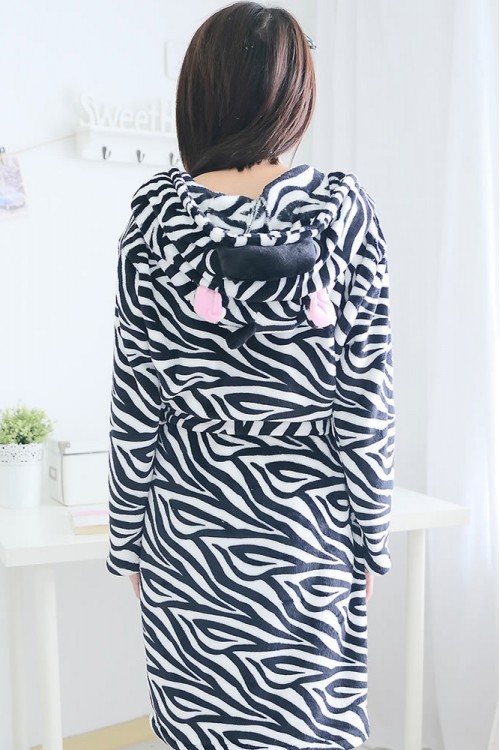 Zebra Kigurumi Bathrobe Animal Robes