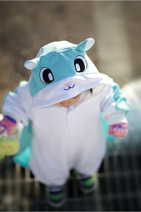 Blue Flying Squirrel Baby Animal Onesie - 4kigurumi.com