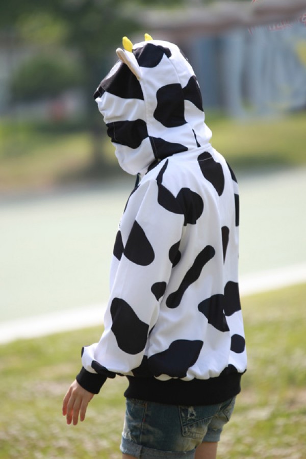moody hoodie cow