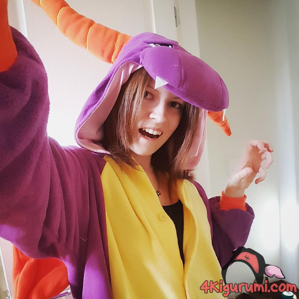 Spyro Kigurumi Onesie Reviewed by Angelia Karnes